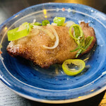 味源 - 塩タンは
      結構なボリュームだから
      ハサミでカットして食べた方が食べやすい♡