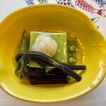 旬菜 おぐら家 - 緑豆の豆腐