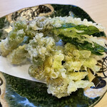 旬菜 おぐら家 - 山菜の天ぷら