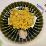 旬菜 おぐら家 - とうもろこしのかき揚げ