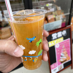 あんずの里のあんずショップ - まるごと杏サイダー。