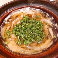 御料理 かつ志 - ⚫牛肉と花山椒鍋