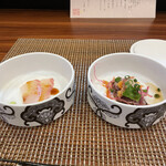 Imaishi Hanten Suzuka - 活石鯛　ヤイト鰹　中華風刺身
                        　石鯛はねっとり美味しく、鰹はあっさり美味しい⭐️⭐️⭐️⭐️⭐️
                        