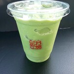 お焼屋 - ドリンク写真:WARABI餅フラッペ(抹茶ミルク)