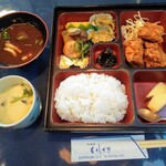 いしざき - 幕の内ランチ（唐揚げ）　680円（税込）