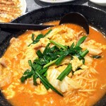 餃子の王将 - 辛玉ラーメン　私