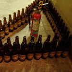 モール&ホソイコーヒーズ - お店入口脇の立ち入り禁止区域（笑）