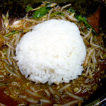 彩々 - 辛味噌和え麺　＆　ライス　８５０円