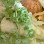 メキシカンフード ドスマノス - エンチラーダス ベルデ コンボ