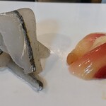 らかん寿し 松月 - さより　みょうが