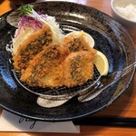 酒肴 新屋敷 - アジフライ定食1,300円