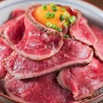 Yakiniku Tabehoudai Hinomaru - レアスタミナ丼