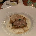 Ristorante Pellini Adagio - 京都産筍と蛤のロースト 米とフォンティーナチーズのソース