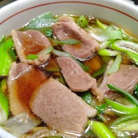 (温)かも南蛮そば