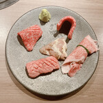 肉と日本酒 - 厚切りたん・大山鶏もも肉・そともも・いちぼ・ぶり大根