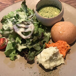 コモドダイニング 日翆 - さらだ・スープ・パン