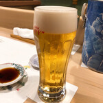 うを徳 - 生ビール