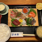 寿司 築地日本海 - 刺身定食 松