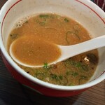 時代麺房 ライオン - スープ割り