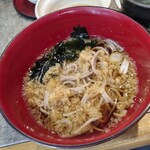 Ayumu - ランチセットのお蕎麦は温かいタヌキでした。