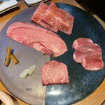 焼肉 うしみつ 恵比寿本店 - 肉盛り合わせ