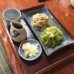 手打ちそば 梅蕎麦 - 二色せいろ