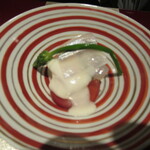 野嵯和 - フルーツトマト　小百合　蕪のソース