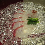 野嵯和 - 鯛の薄造り