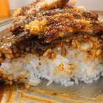 Kanazawa Kare - ご飯の盛り具合の断面