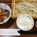 蝦夷前そばと豚丼 北堂 - 板そば&ミニ豚丼