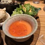 カバリン 炭ときどき薪 - チーズ入り茶碗蒸し