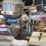 リストランテ カノビアーノ - 焼き茄子とあさり酒蒸し