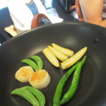 リストランテ カノビアーノ - 野菜のみフライパンで素黄焼き