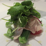 リストランテ カノビアーノ - 豚バラのしゃぶしゃぶ風サラダパルメザン風味