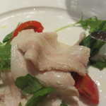 リストランテ カノビアーノ - 豚バラ、ミディアムに仕上がって、流石です。