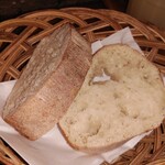 ピッツァ・イズム - パスタランチのパン