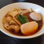 ら～麺 どらせな - わんたん醤油ら～めん+味付け玉子