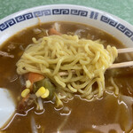 かどや食堂 - モチモチ太麺、ホントにモチモチ