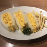 蜜家珈琲店 - たまごサンド（セット割引）437円（税別）