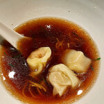 中華そば 六 - 雲呑3つ