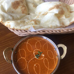 印度屋キッチン - キーマカレー（辛口）ナンセット　900円