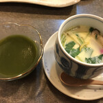 直すし - 茶碗蒸しと抹茶ようかん