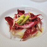 レストラン アラジン - ヤリイカとタルティーボのサラダ