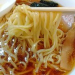 ラーメン斉藤 - 細麺味助は平打ち