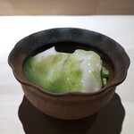 菊鮨 - 蛤（九十九里）と春野菜・・春ですねぇ。