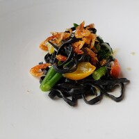 MAIN DINING by THE HOUSE OF PACIFIC - 2900円のコース　しらすと桜海老のタリオリーニ