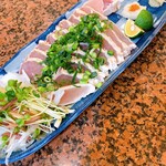 tempurakaisenjizakeiyasaka - 旬魚のたたき♪