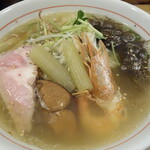 四季旬菜 あそこ - 本日のトリプル出汁ラーメン