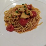 Orto  - 小エビと竹の子のトマトスパゲッティ