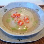 日本料理 一扇 - 胡麻豆腐　和風グラタン